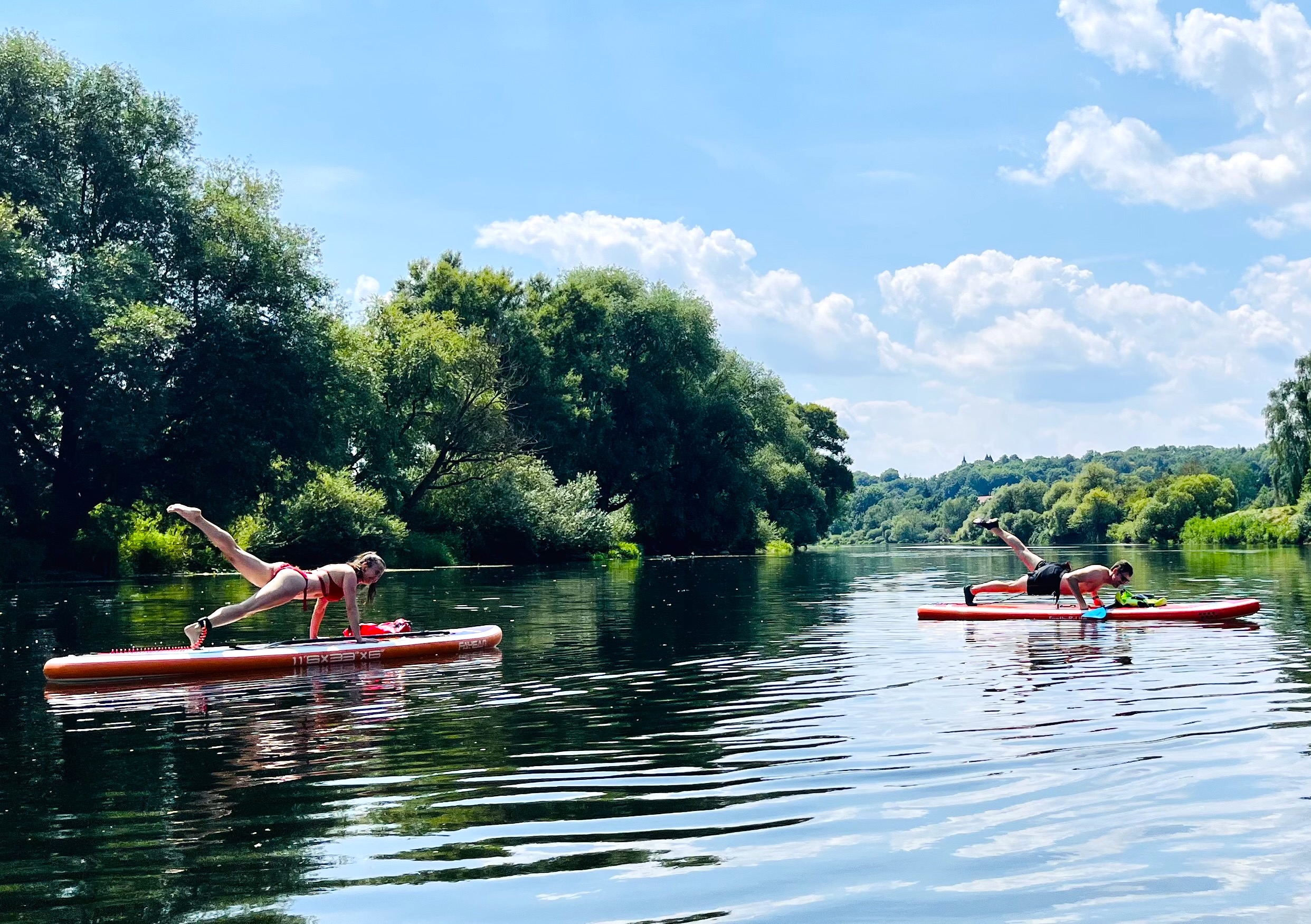 SUP Verleih Impression am Wasser