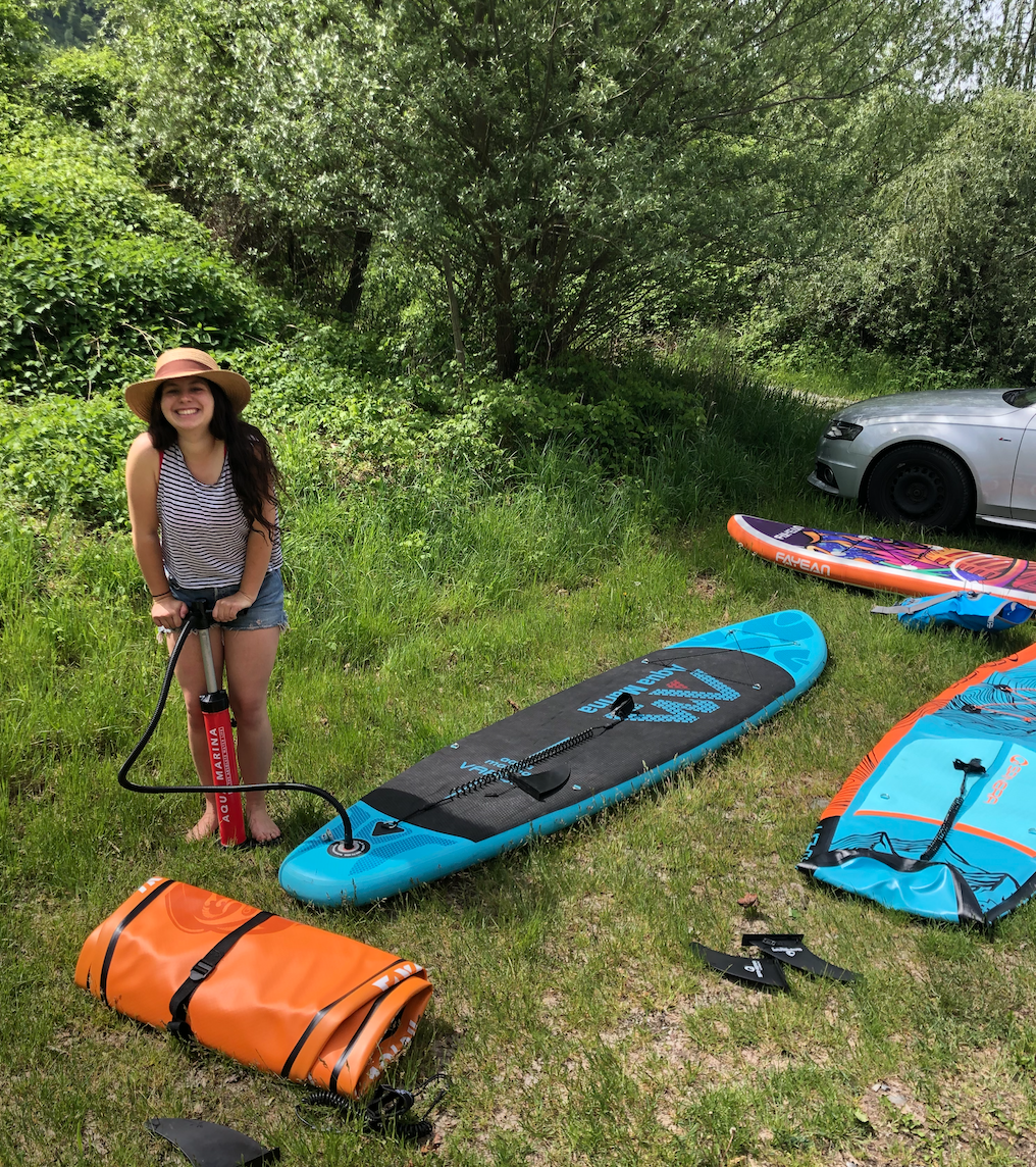 SUP Motiv aus Regensburg